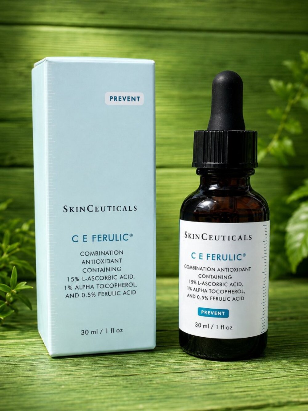 SkinCeuticals C E Ferulic Serum 15% Vitamin C L-Ascorbic Acid 1oz / 30ml NEW Sea